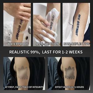 <span class=keywords><strong>Tatouage</strong></span> temporaire <span class=keywords><strong>tatouage</strong></span> semi permanent étanche à la sueur dure 2 semaines <span class=keywords><strong>tatouage</strong></span> anti-friction à base de plantes réaliste pour le corps du bras - Product Image 5