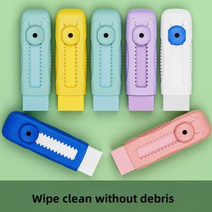 Groothandel Push Pull Rubber Niet Puin Rubber Voor Kinderen Basisschool Studenten Duwen Pull Lock Gum Briefpapier - Product Image 3