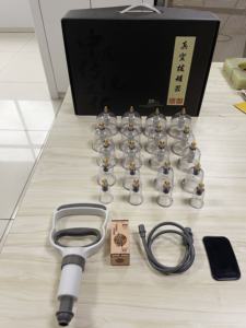 طقم علاج بالوخز بالإبر الصينية، طقم به 20 كوب حجمة، تزويد المصنع بأحجام مختلفة، طقم به حبوب بالوخز بالإبر - Product Image 3