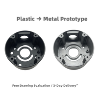 Prototypage rapide CNC pièces en aluminium Fabrication de métaux Alternative à la conversion de tôle en métal en plastique PETG/ABS