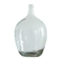 Vase en verre de grande capacité transparent, vase exquis et avancé, décoration de la maison, nouveau style
