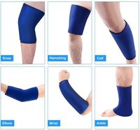 Haute qualité doux Flexible OEM/ODM poignet glace Gel Pack noir Compression thérapie chaud et froid Compression Wrap réutilisable