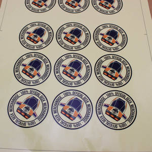 Pegatinas de marca transparente para botella, etiqueta adhesiva transparente con <span class=keywords><strong>sello</strong></span> de papel de aluminio caliente - Product Image 3