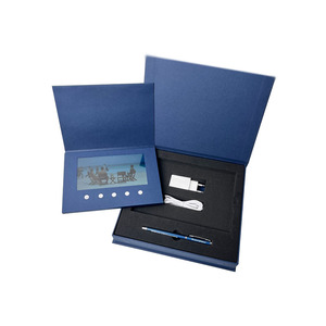 Folleto de tarjetas de vídeo personalizadas 4,3/5 /7, Compra ahora, publicidad comercial con soporte para casete - Product Image 6