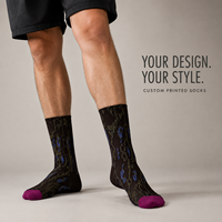 Chaussettes de sport personnalisées OEM pour adultes – Polyester/Nylon/Coton/Fibre de bambou/Laine, résistantes aux bouloches, respirantes et à séchage rapide