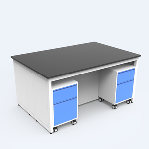 H khung kim loại đồ nội thất treo phòng thí nghiệm băng ghế dự bị với tủ tường bàn làm việc vật liệu thép bảng phòng thí nghiệm cho bệnh viện sử dụng - Product Image 5