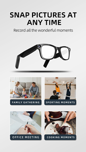 Ai translation แว่นตาอัจฉริยะ GPT & deepspeek บลูทูธสำหรับผู้ชายผู้หญิงพร้อม164 + ภาษา & สำเนียง - Product Image 5