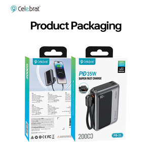 Producto en línea que vende bancos de energía delgados logotipo personalizado cargador de batería móvil portátil Mini banco de energía para computadora portátil 20000Mah - Product Image 6