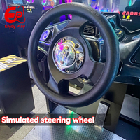 Simulateur de course dynamique à monnayeur et accepteur de billets, machine d'arcade somatosensorielle 2 places avec pédales réglables pour centre commercial