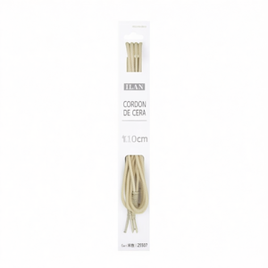 Laccio per scarpe cerato beige Ilan Cordon De Cera 60cm - Product Image 1