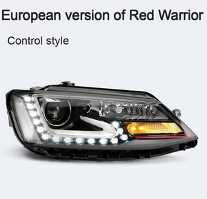 Conjunto de Faros Delanteros Modificados con <span class=keywords><strong>LED</strong></span>, DRL con Efecto de Escaneo y Señal de Giro Dinámica, Repuesto para Volkswagen Sagitar 2012-18 - Product Image 3