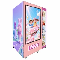 Distributeur automatique de snacks et de boissons pour cartes à collectionner, boîtes mystères et jouets, avec options de paiement, capacité 300-600, garantie 1 an