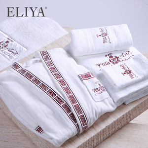 Toalla de Mano de Tela Orgánica de Lujo para Spa y Villas Vacacionales con Logotipo Personalizado al por Mayor - Product Image 4