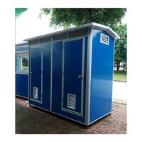 Cabine de toilette mobile portable à unité unique de style moderne pour les chantiers de construction WC mobile extérieur en provenance de Chine Disponible à la vente