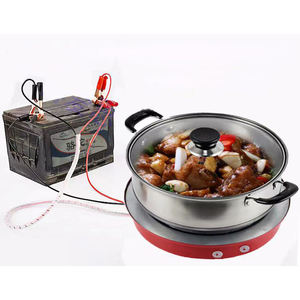 Cuisinière à induction 12V 24V DC alimentée par batterie, compatible solaire, portable, pour camion, <span class=keywords><strong>camping</strong></span>, <span class=keywords><strong>camping</strong></span>-car - Product Image 2