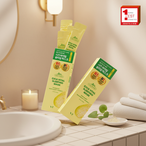 Mascarilla Facial Nocturna VT Cica Vital Coreana, Hidratante, Calmante, Iluminadora, Cuidado Nocturno - Product Image 3