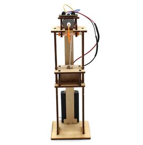 Elevador de Escalera Manual para Experimentos Científicos de Estudiantes de <span class=keywords><strong>Primaria</strong></span> y Secundaria, Tecnología de Ensamblaje Eléctrico, Pequeño Kit Educativo de Bricolaje de Madera - Product Image 4