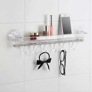 Idee per nuovi prodotti 2024 Modern Home Kitchen bagno <span class=keywords><strong>scaffale</strong></span> per Organizer per prodotti in acrilico Super appiccicoso con supporto per il trucco - Product Image 2