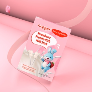 Bâtonnets de lait à la fraise enrichis en protéines pour les tout-petits, doux pour la digestion, sans additifs artificiels - Product Image 2