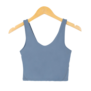 Haut de sport pour femme très élastique, brassière de yoga à séchage rapide, bretelles réglables en T, sans couture, grande taille, écologique - Product Image 3