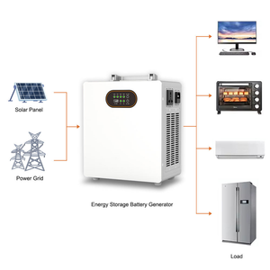 Système d'énergie solaire hybride 500W 1kW pour la maison, <span class=keywords><strong>panneaux</strong></span> <span class=keywords><strong>solaires</strong></span> lithium-ion MPPT avec <span class=keywords><strong>batterie</strong></span> et onduleur, kit complet 120V230V - Product Image 2