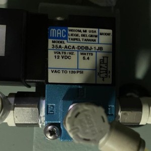 Vanne solénoïde MAC 35A-ACA-DDBJ-1JB 12 VDC 5,4 Watts, vanne de régulation de pression - Product Image 1