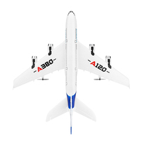 Hélicoptère télécommandé 2,4G, avion en mousse EPP durable, avion RC, avion à aile fixe RTF, modèle Airbus A380 pour débutants, jouet