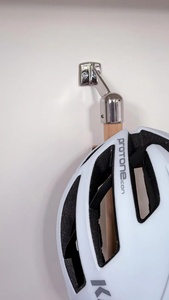 Support mural multifonctionnel réglable en bois moderne, idéal comme cadeau pour les <span class=keywords><strong>cyclistes</strong></span> et pour les salons/garages - Product Image 6