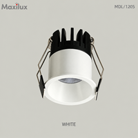 Spot LED encastré en aluminium pour espaces résidentiels et hôteliers avec options de température de couleur 3000K, 4000K, 6000K