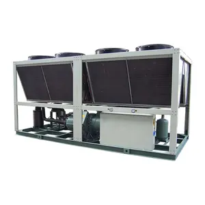 15-50HP peralatan pendingin udara tipe V Unit kondensor pendingin udara untuk pendingin untuk daging ikan ayam makanan laut