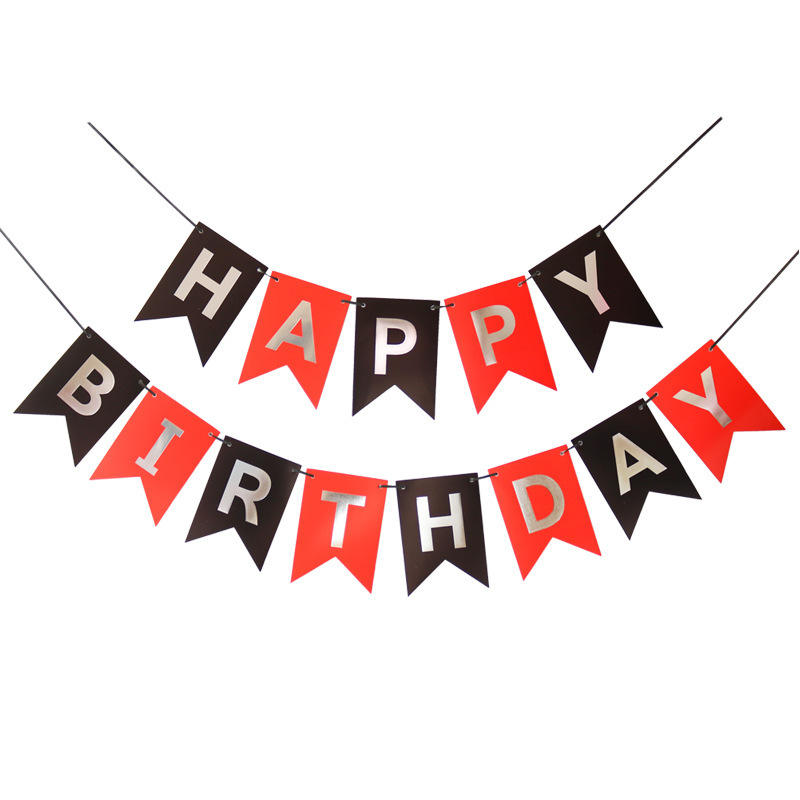 2Trompette noire rouge argentée petite