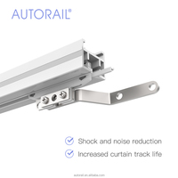 Sistema de pista de cortina silencioso motorizado Smart Home automatizado con motor WiFi