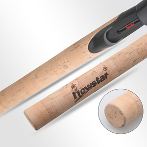 Canne à pêche spinning <span class=keywords><strong>de</strong></span> voyage en fibre <span class=keywords><strong>de</strong></span> carbone la mieux notée, 2,4 m, 10-40 g, 4 sections, poignée en liège, légère, pour la pêche au black-bass en rivière - Product Image 6