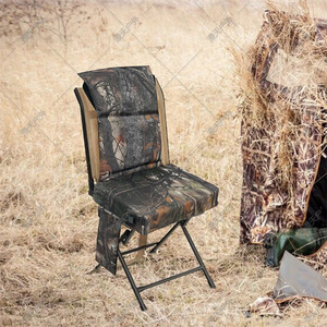 Cojín Calefactable para Silla de Árbol, Camuflaje, EVA, Asiento de Caza para Exteriores con Temperatura Ajustable, 46 cm, Ajuste Universal - Product Image 3