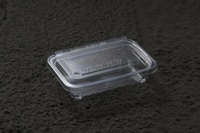 Boîte transparente anti-effraction jetable en PET pour sandwichs, pizzas, gâteaux, salades, emballages à emporter
