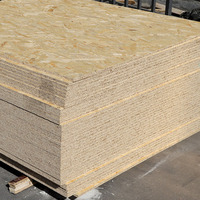 Panneaux OSB finis en mélamine de qualité E0 E1 MDI Yingde, 18 mm, matière première en plaquettes de bois