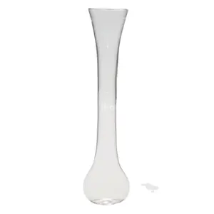 Groothandel boeket glas cilinder vazen-Elegant Teardrop Fluit Glazen Vaas
