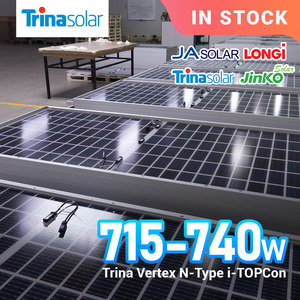 แผงโซลาร์เซลล์แบบสองหน้า 730w 715w 720w รุ่น Bifacial Double Glass - Product Image 1