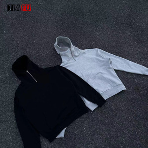 Wholesale Custom Logo Pullover <strong>Hoodie</strong> for <strong>Men</strong> High Quality Terry Fabric Sweatshirts Boxy Y2kFit Streetwear With Designer Graphic - Product Image 2