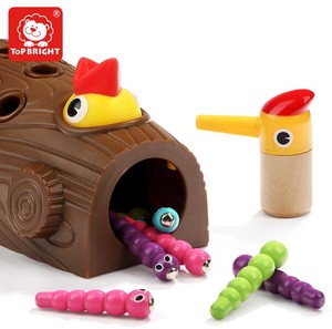 Niños y Niñas de 1-3 años viejo pájaro atrapar insectos juego educativos de Madera Juguetes juguetes magnéticos los niños - Product Image 2
