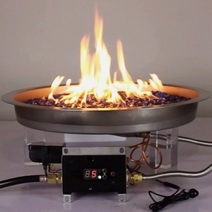 300*900mm Rectángulo Drop-In Control remoto Fire Pit Pan Acero inoxidable 92.000 BTU <span class=keywords><strong>Gas</strong></span> <span class=keywords><strong>Natural</strong></span>/<span class=keywords><strong>Propano</strong></span> DIY <span class=keywords><strong>Gas</strong></span> al aire libre Fire Pits - Product Image 5