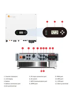 Felicity solar Hybrid Solar Wechsel richter IVGM5048 Hochspannung 500V 100A 5000W 5 Jahre Garantie