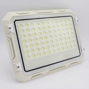 LED <b>Flood</b> <b>Light</b> 150W IP66 Outdoor Garden Glass Shade Lighting 6000K ABS Body Wall Mounted Solar Powered 170 Beam Angle Remote - Product Image 1