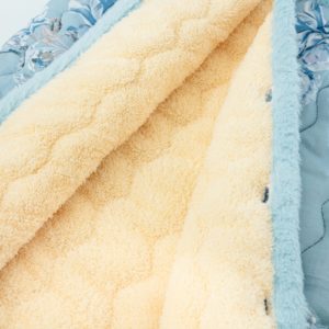 Chaleco con estampado floral estilo chino y ribete <span class=keywords><strong>de</strong></span> terciopelo, chaleco azul claro para <span class=keywords><strong>mujer</strong></span> con bolsillos y botones, ropa exterior para mediana edad - Product Image 5