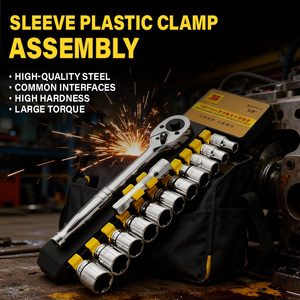 Fabriek Groothandel 10Mm Metrische <span class=keywords><strong>Set</strong></span>, 10Mm Snelkoppeling Ratelsleutelcombinatie, Elektricien En Huishoudelijke Onderhoudsset - Product Image 3