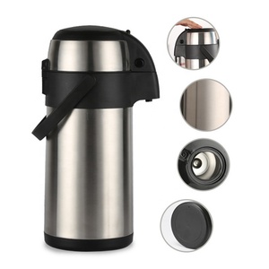 Thermos WUJO in Acciaio Inox con Pompa ad Aria, Dispenser per Acqua Calda e Caffè, Thermos Sottovuoto in Acciaio Inossidabile - Product Image 3