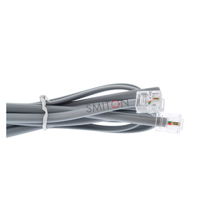 Câble téléphonique avec connecteurs RJ11 6P2C et gaine en PVC pour téléphones fixes - Product Image 4
