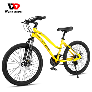 WEST BIKING Nouveau style Cadre de vélo en alliage d'aluminium <span class=keywords><strong>24</strong></span> <span class=keywords><strong>pouces</strong></span> Vélo pliable VTT 27 vitesses Manivelle à blocage automatique Vélo pliable - Product Image 2