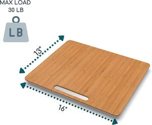Deslizador <span class=keywords><strong>de</strong></span> electrodomésticos <span class=keywords><strong>de</strong></span> cocina, bandeja deslizante <span class=keywords><strong>de</strong></span> armario <span class=keywords><strong>de</strong></span> bambú para cafetera, freidora <span class=keywords><strong>de</strong></span> aire, licuadora, <span class=keywords><strong>tostadora</strong></span> (13 "X 16") - Product Image 3