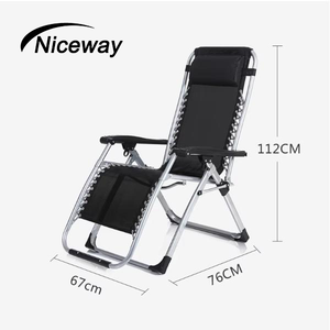 カスタムデザイン無重力チェア折りたたみ式レジャーメタルスチールラウンジャー釣りバンドスタイル屋外ファブリック家具 - Product Image 1